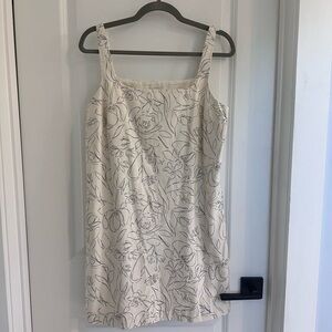 NWT a new day Black and White Floral Dress